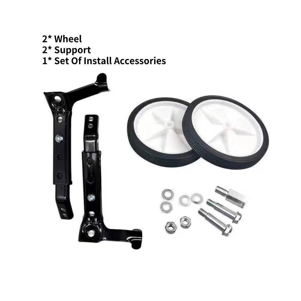 Black (Black) 1622Inch Adult For Kids Bicycle Training Wheels Bike Stabilisers Universal