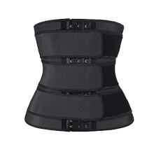 Waist Belt Warm Slimming Belt Zipper Body Shaping Machine Weight Loss Large Size Black XL Black XL Black XL, black
