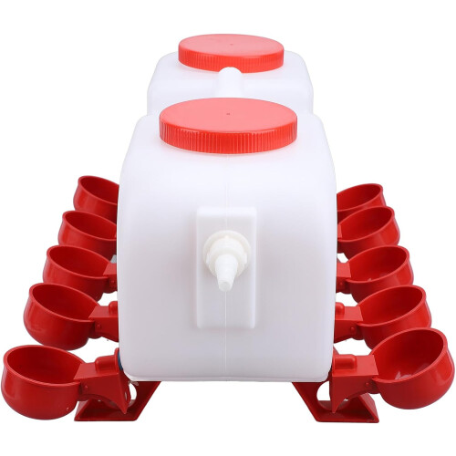 Automatic water dispenser for chickens, parrots, quails, ducks (L) 1
