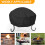 Fire pit cover round, 34x15 waterproof antiUV with drawstring, windproof, dustproof for outdoor 4