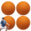 Professional squash balls  High elasticity rubber ball for training Orange 1