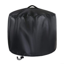 Outdoor Fire Pit Cover 420D Polyester Fabric Stove Shelter Protection Dustproof Windproof for Garden Patio 3 Sizes (L)