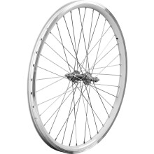 Aluminum alloy 24 inchFront Wheel, 36 x 13 g, silver spokes
