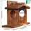 Holz EichhörnchenFeeder, hölzerne ChipmunkFeeder mit Flexibles Dach 3