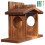 Holz EichhörnchenFeeder, hölzerne ChipmunkFeeder mit Flexibles Dach 1