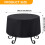 Round Fire Pit Cover, 34 x 15 cm,, AntiUV, Windproof, Dustproof 2