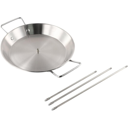 Spacesaving vertical skewer for grilling, hanging design for easy storage and access. 1