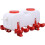 Automatic Chicken Drinker, Ergonomic Handle, Versatile, Robust, LeakProof, Hygienic, with 10 Drinking Cups for Farm (ywuadb8k1712) 2