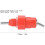 automatic chicken drinker, valve type, poultry drinker, 30piece 5