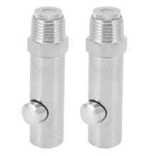 Pack of 2 Pig Nipple Water Drinkers, Automatic Stainless Steel, G1/2 Male Thread