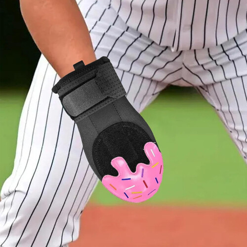 protective softball sliding guard with elastic band for youth pink 1