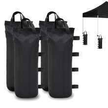 Pack of 4 Gazebo Sandbags, 800D Oxford Tent Sandbag, Water Weight Bags, 50 x 15 cm