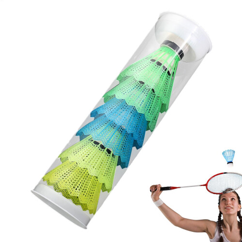 Outdoor Badminton Bird  6 Pieces Feathered Shuttlecock