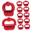 12 pieces spacer for decking Practical distance rings for even spacing during deck tallations Light and compact for efficient working 1