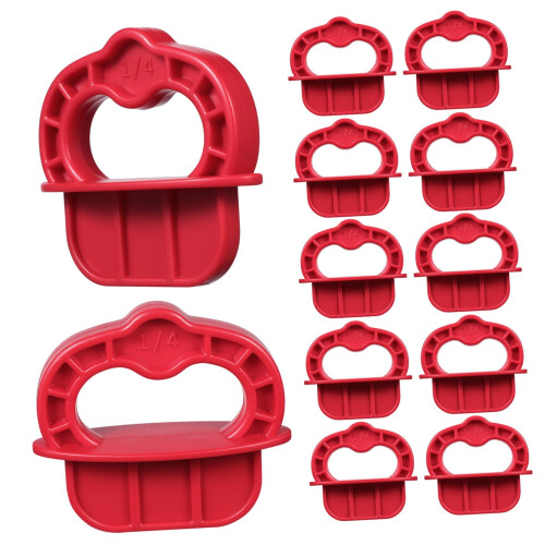 12 pieces spacer for decking Practical distance rings for even spacing during deck tallations Light and compact for efficient working