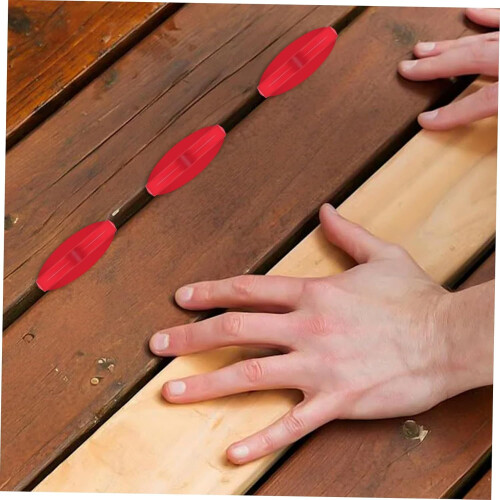12 pieces spacer for decking Practical distance rings for even spacing during deck tallations Light and compact for efficient working 2