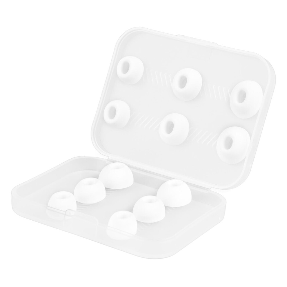 6 Pairs Soft Silicone Earbuds Tips For Pro 2Nd Gen White 8791328025807