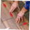 12 pieces Mezzanine Spacer Tool 1/4 spacers for decking gap decking tools clamping blocks deck holder spacing guide for decking plastic red 4