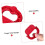 12 pieces Mezzanine Spacer Tool 1/4 spacers for decking gap decking tools clamping blocks deck holder spacing guide for decking plastic red 2
