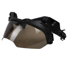 Airsoft Helmet with Goggles and Visor Set, Full Wrap Military Paintball Protection, Visor 90 Adjustable