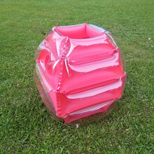 (Red bumper ball) Inflatable Outdoor Lawn Bouncer Ball - Red & Blue, Safe for Family Fun, Team Building Games, and Casual Gatherings, Inflatable Bouncer