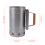 Compact 28x16cm Wood Handle Grill Chimney Starter 2