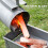 Compact 28x16cm Wood Handle Grill Chimney Starter 6