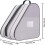Inline Skate Bag, Figure Skating Bag, Roller Skate Storage Bag with Adjustable Shoulder Strap Purple 4