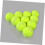 Set of 3 highly elastic tennis balls for effective training, robust, durable 2