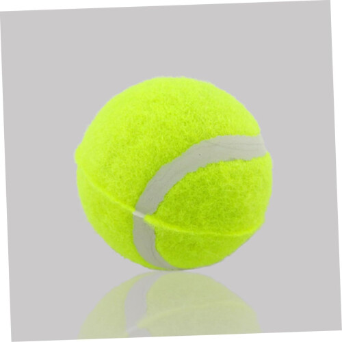 Set of 3 highly elastic tennis balls for effective training, robust, durable 2