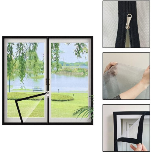 Antimosquito net solution for home, userfriendly tallation and ization (100 x 100 cm) 2