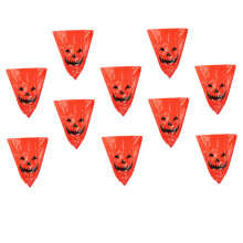 3 Sets Christmas Rubbish Bags Storage Bags for Garden Foldable Halloween Clothes Jewellery Bag 10x3
