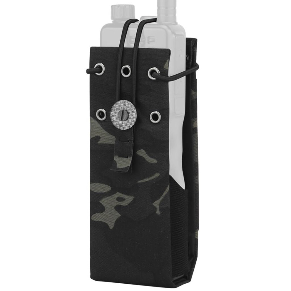 Quick Release Molle Walkie Talkie Holder Bag For Outdoor Airsoft Paintball Hunting Multicam Tactical Radio Pouch (Bke) 6276012844985