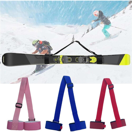 adjustable shoulder strap for ski transport  ski carrier, adjustable ski straps 2