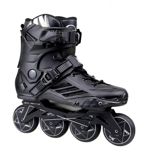 Speed Inline Roller Skates for Men Women 2 Colours (Black, 42 EU)