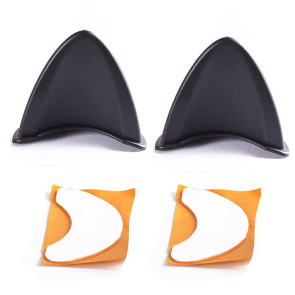 Cat Ear Silicone Helmet Accessories Decorative Motorcycle Scooter Ski Helmet 2 Pieces Helmet Not Included (A) 6276012847108