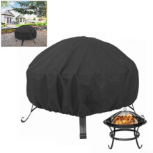 Robust, round fire bowl cover, waterproof and reliable, outdoor grill protection (85 x 40 cm) 8540CM