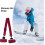 Ski Strap and Pole Carrier, Adjustable Ski Carrier Straps, Winter Snowboard Shoulder Strap 2
