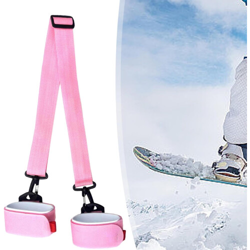 Ski Shoulder Carrier, Ski Carrier Strap, Adjustable Snowboard Carrying Straps 1