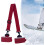 Ski Strap and Pole Carrier, Adjustable Ski Carrier Straps, Winter Snowboard Shoulder Strap 5