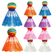 Rainbow Badminton Set, Nylon Game Badminton Kit Bright Colours Sports Accessories