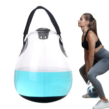Inflatable fitness kettlebell for balance exercises, core training Safe adjustable weight for home, travel