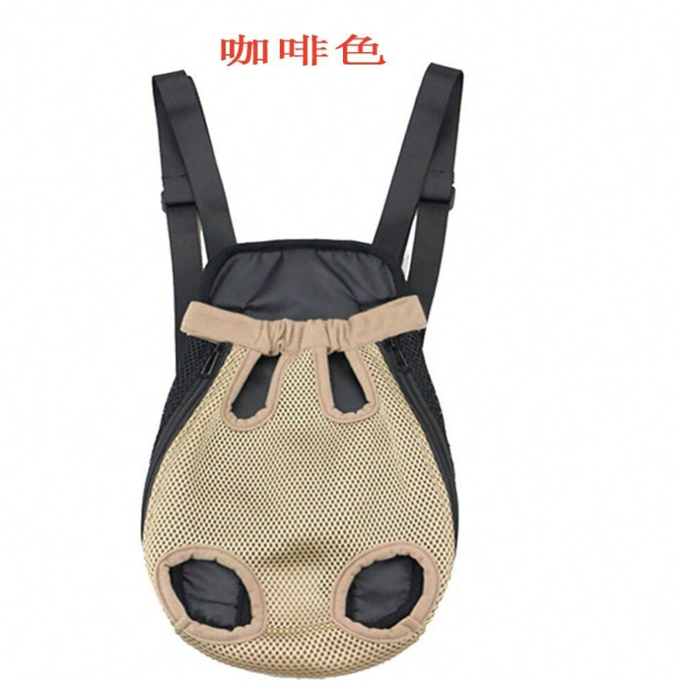 (S, Brown grid) Classic pet backpack for dogs and cats, portable and breathable backpack for dogs and cats-image-OPC-PJ29PXV-NEW