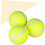 Set of 3 Elastic Tennis Balls for Training, Optimal Performance and Durability 3