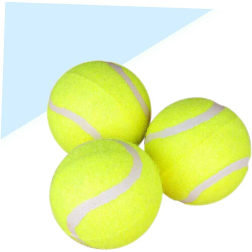 Set of 3 Elastic Tennis Balls for Training, Optimal Performance and Durability 1