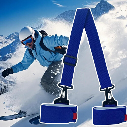 Ski straps for carrying, ski carrying strap, ski backpack, adjustable ski shoulder strap 1