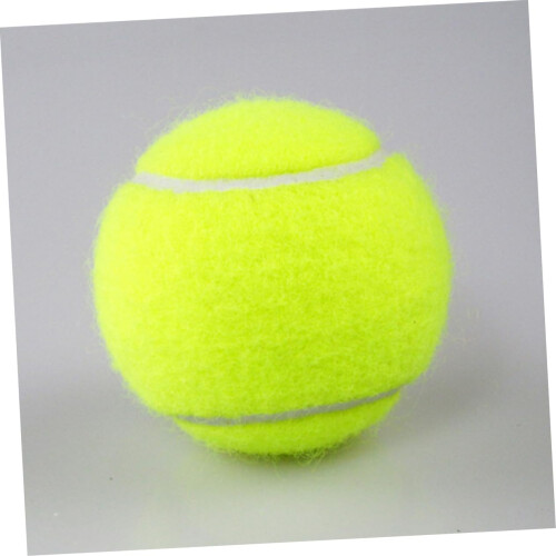 Pack of 3 highly elastic tennis balls for effective training, robust for beginners and advanced 1