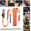 Survival Tool for Fire Starter, Camping Tool Set, Survival Kit with 5 Key Rings, Multifunctional Survival Kit, Survival Tools 3