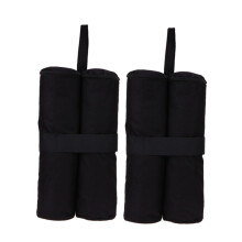 Black outdoor weight bags for roof tent canopy sandbags