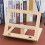 Adjustable Wooden Book Stand 30.5x24cm Pine Holder 4